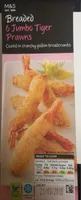6 Breaded Jumbo Tiger Prawns