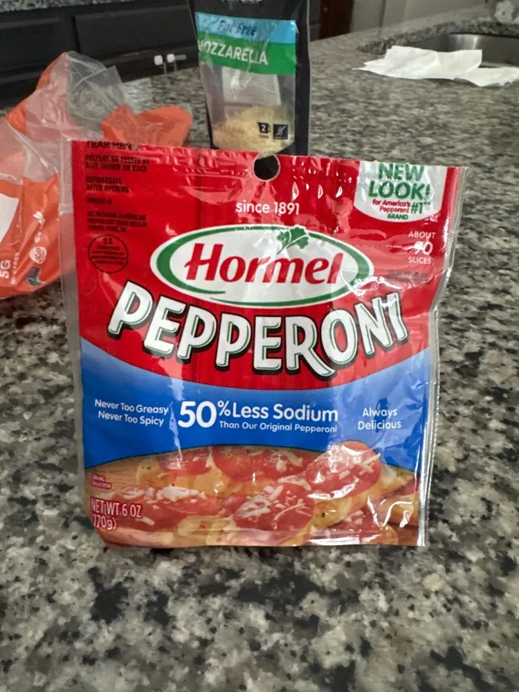 Pepperoni 50% Less Sodium