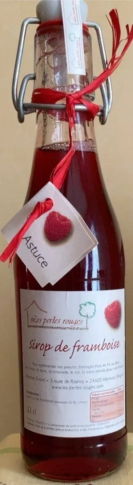 Sirop de framboise