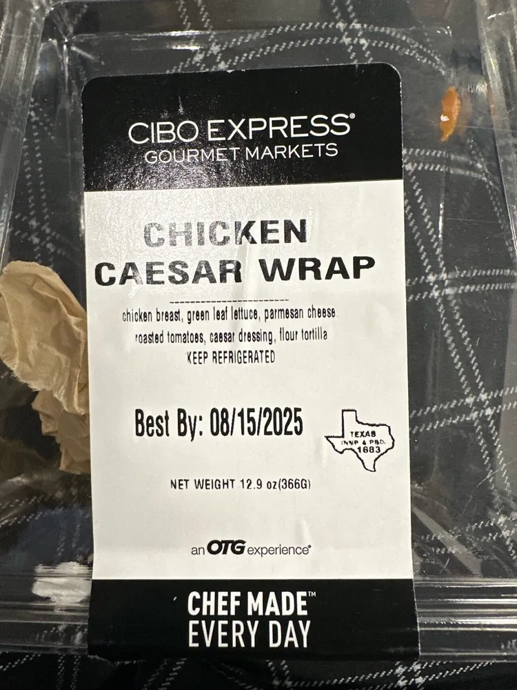 Chicken Caesar Wrap