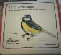 Blue Tit Chocolate Eggs