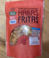 Lightly salted habas fritas