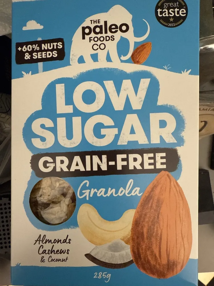 Low Sugar Grain Free Granola