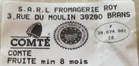 Comté fruité