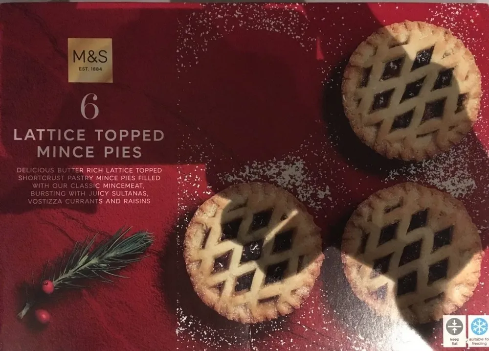 Lattice Topped Mince Pies