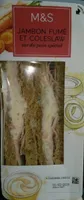 Jambon fumé et coleslaw