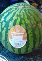 Watermelon refreshingly juicy