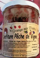 Confiture pêche de vigne