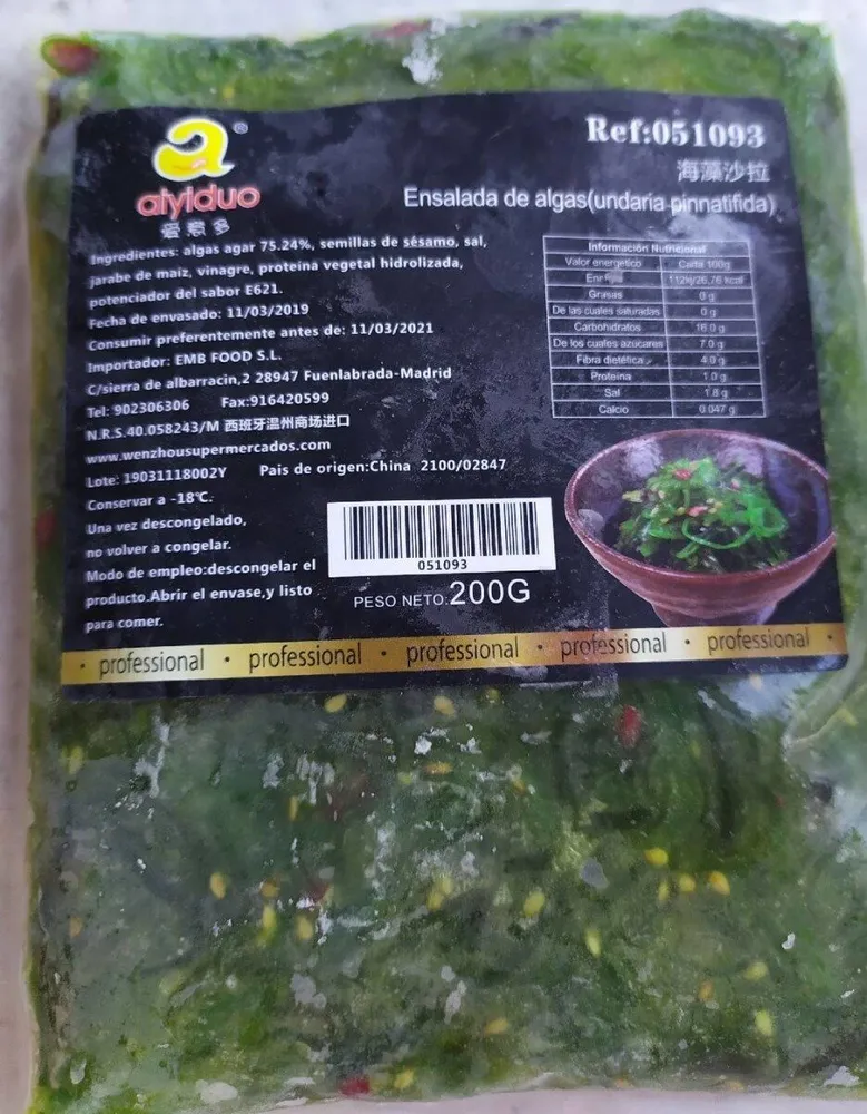 Ensalada de algas