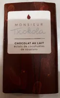Chocolat au lait éclats de cacahuètes de Soustons