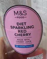 Diet Sparkling red cherry
