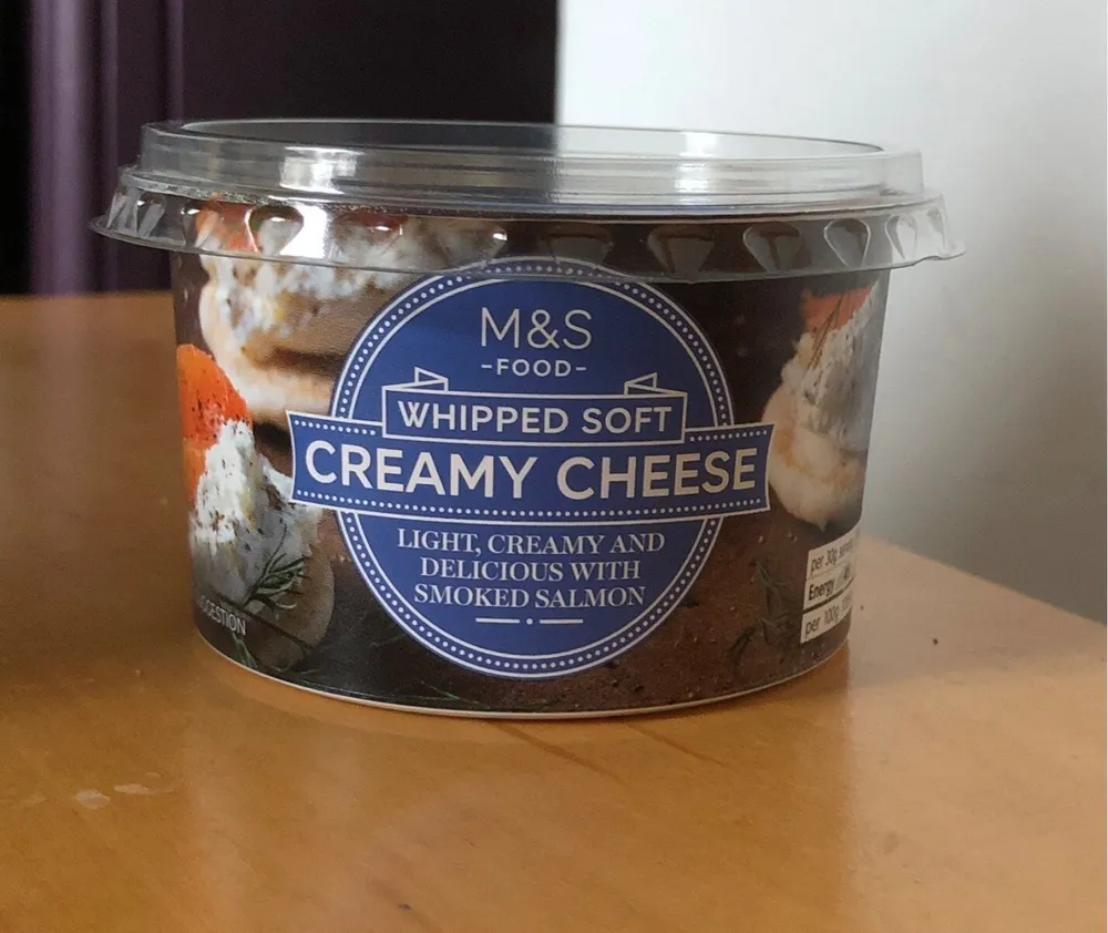 whipped soft Creamy cheese