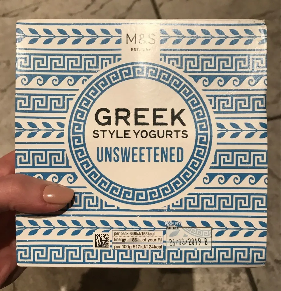 Greek Style Yogurts Unsweetened