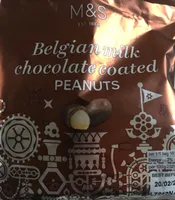 Arachides enrobées chocolat au lait