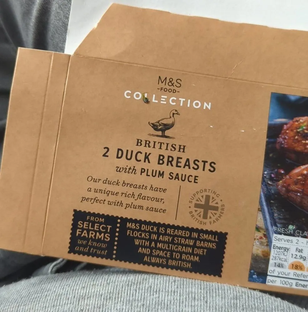 2 Duck Breasts with Plum Sauce