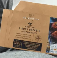 2 Duck Breasts with Plum Sauce