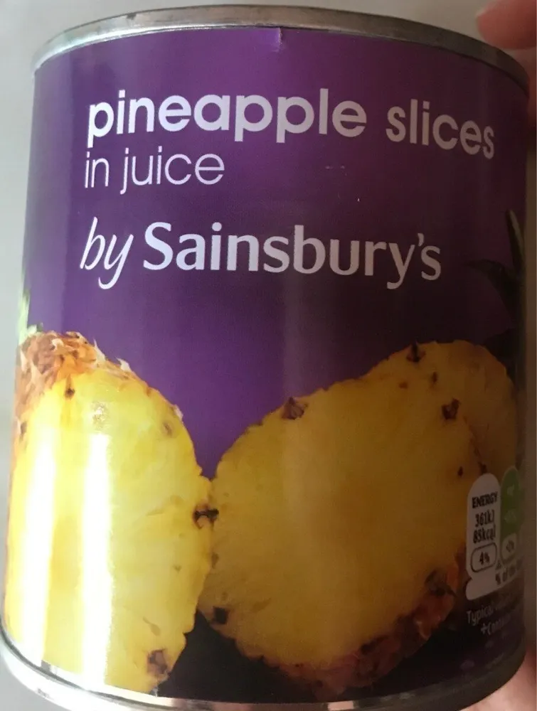Pineapple slices in juice