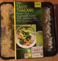 Green thai vegetable curry