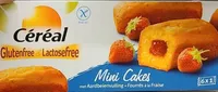 Mini cakes fourrés à la fraise sans gluten ni lactose