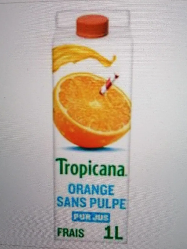 Orange sans pulpe