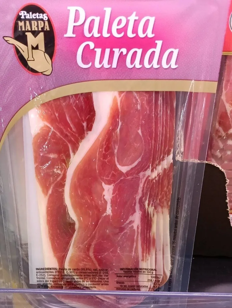 Paleta curada jamón