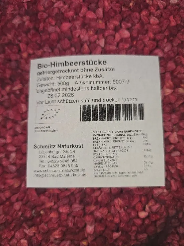 Bio Himbeeren