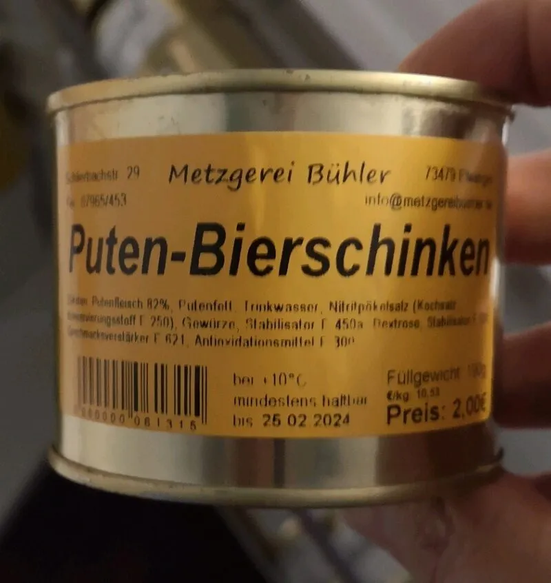 Puten Bierschinken