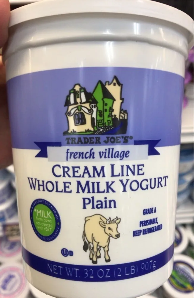 Plain Cream Line Whole Milk Yogurt