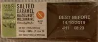 Salted Caramel Hazelnut Millionare