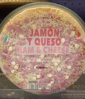 Pizza jamon i queso