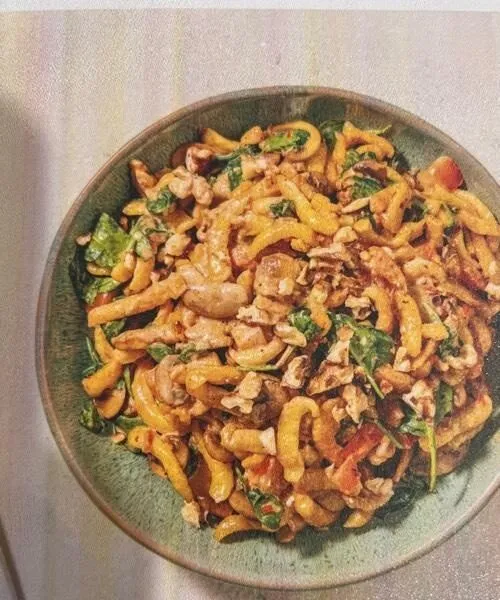 Babyspinat-Spätzle-Pfanne