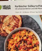 Karibischer Süßkartoffel Kokos Topf