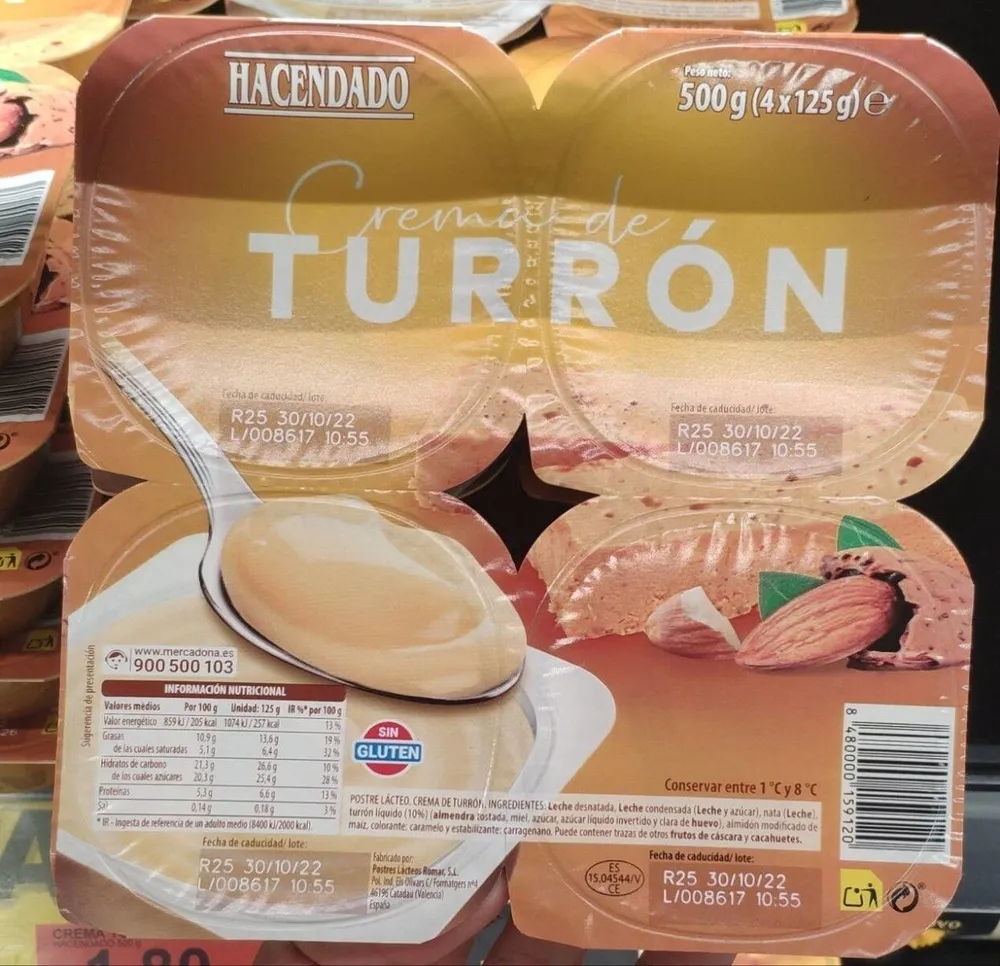 Crema de turrón
