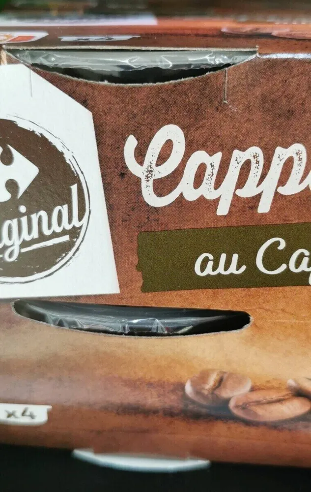 Yaourt Cappuccino au café carrefour
