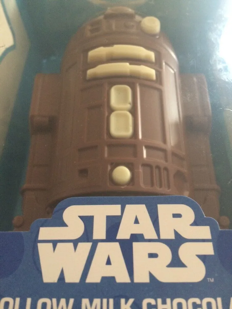 Hollow Milk Chocolate Decorated R2D2