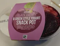 Black cherry & greec style yogurt