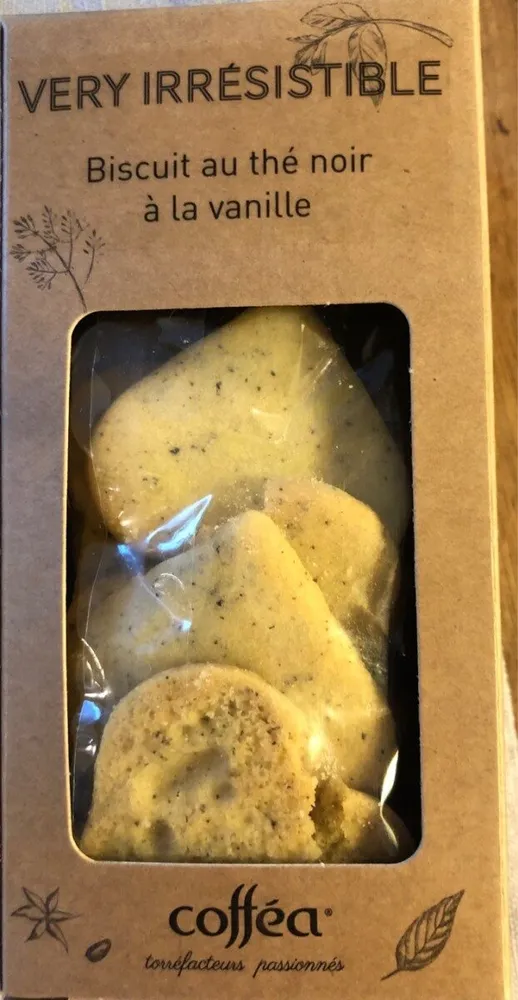 Biscuit au thé noir à la vanille