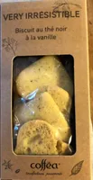 Biscuit au thé noir à la vanille