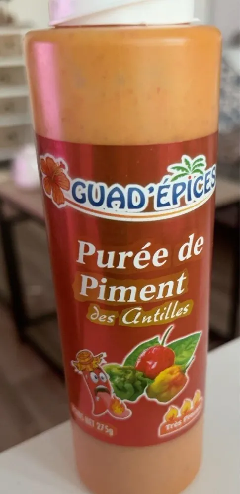 Purée de piment des antilles