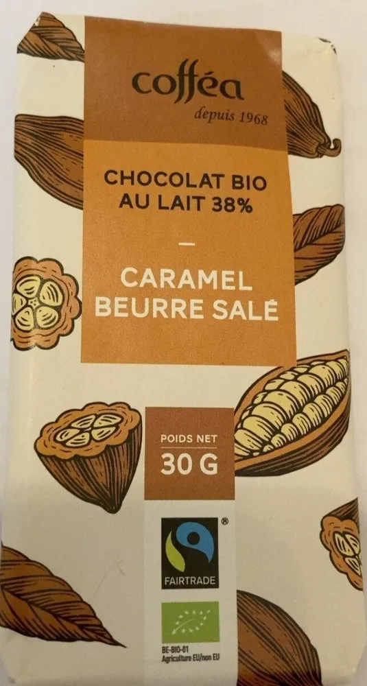Chocolat bio au lait 38%