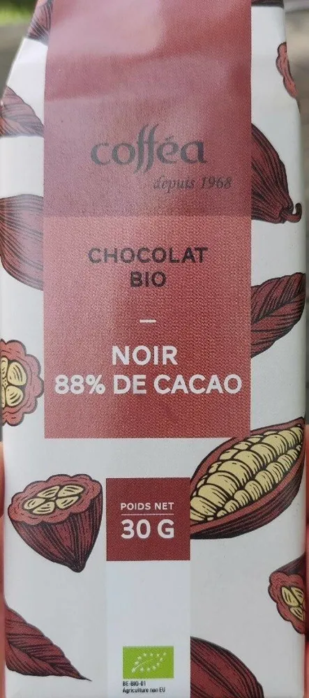 Chocolat Bio noir 88% de cacao