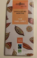 Chocolat Bio Noir 72% Thé Earl Gray