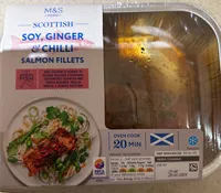 Soy, ginger and salmon fillets