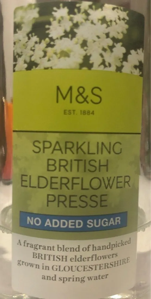 Sparking elderflower presse