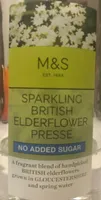 Sparking elderflower presse