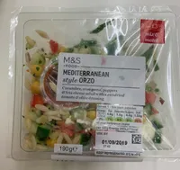 Mediterranean style Orzo