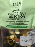Natural fruit & nut selection