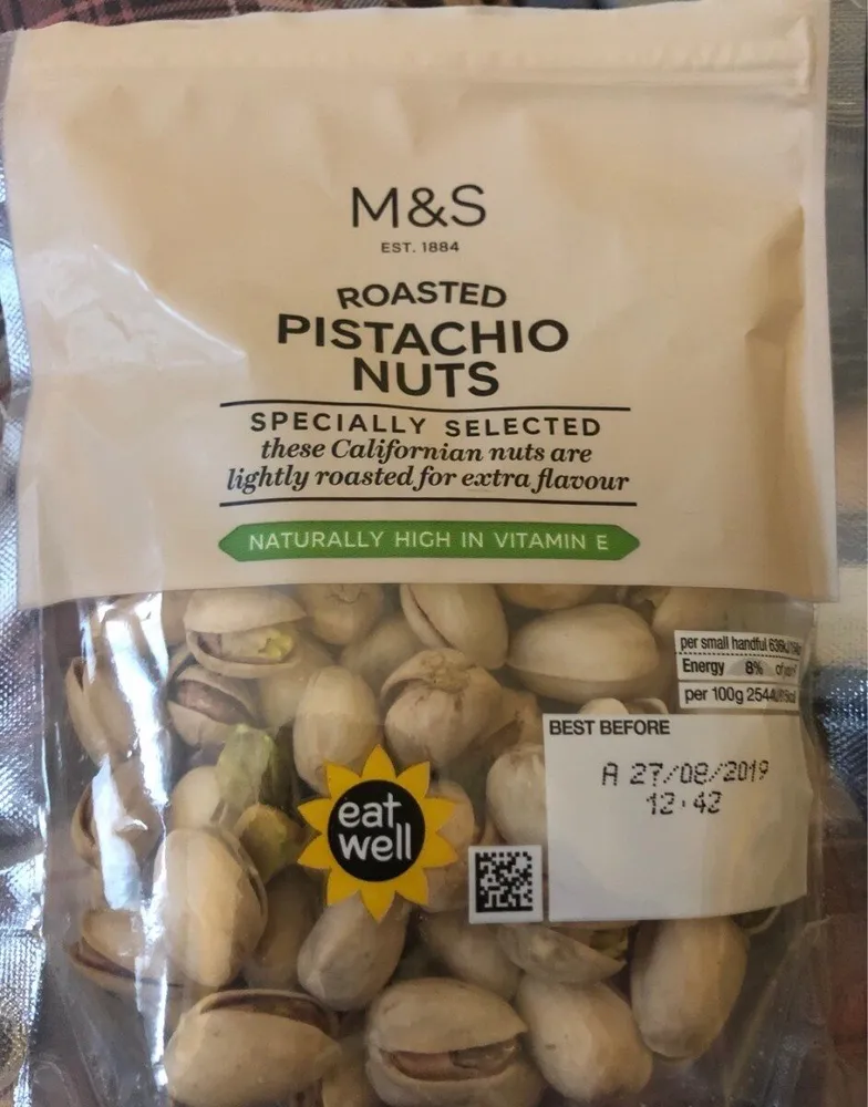 Roasted pistachio nuts
