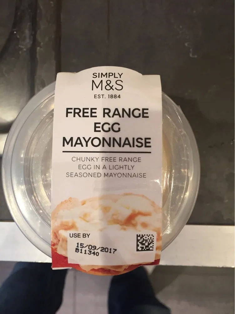 Free range egg mayonnaise