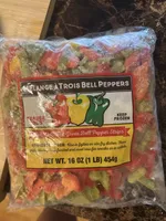 Red, Yellow & Green Bell Peppers Strips